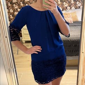 Tahari Royal Blue Dress
